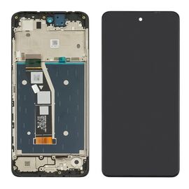 Фото 1. Дисплей для Motorola G24 з чорним тачскрином та корпусною рамкою | Yuca.com.ua