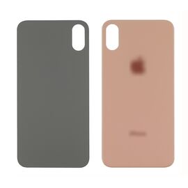 Фото 1. Заднє скло корпусу Apple iPhone XS Rose Gold (рожево-золотисте) (Big hole) | Yuca.com.ua