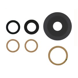 Фото 1. Скло камери для Xiaomi 12 Pro (комплект 3 шт.) чорне | Yuca.com.ua