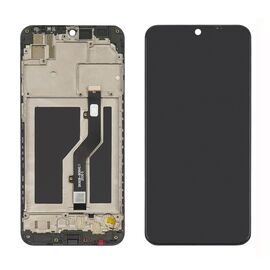Дисплей для ZTE Blade A5 (2020) с чёрным тачскрином и корпусной рамкой