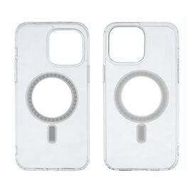 Фото 1. Чохол силіконовий Сlear Case MagSafe для Apple iPhone 15 Pro Max прозорий | Yuca.com.ua