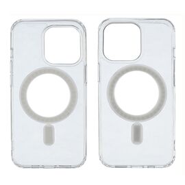 Фото 1. Чохол силіконовий Сlear Case MagSafe для Apple iPhone 15 Pro прозорий | Yuca.com.ua