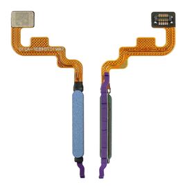 Шлейф для Xiaomi Redmi Note 11/ Note 11s/ Poco M4 Pro с кнопкой вкл./выкл., и синим сканером отпечатка пальца