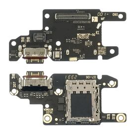 Фото 1. Роз'єм зарядки Xiaomi Redmi Note 13 Pro (5G) на платі з mic. та компонентами | Yuca.com.ua