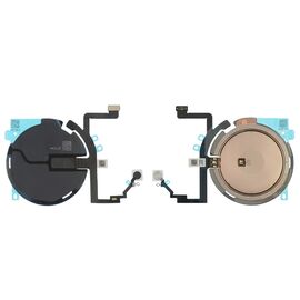 Шлейф для Apple iPhone 14 с модулем беспроводной зарядки, вспышкой и микрофоном