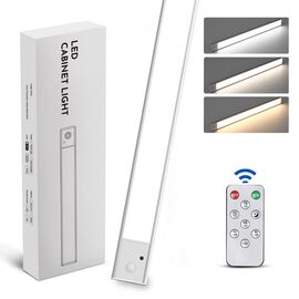 Фото 1. LED світильник 40-3S з датчиком руху та освітленості, акумулятором, в алюмінієвому корп. 40 см, 3W срібляста | Yuca.com.ua