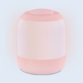 Настольный LED ночник с 3 цветами, регулировкой яркости 4000 mAh розовый