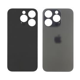 Фото 1. Заднє скло корпусу Apple iPhone 15 Pro Black Titanium (сіре) | Yuca.com.ua