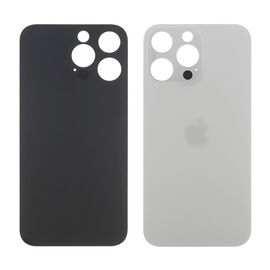 Фото 1. Заднє скло корпусу Apple iPhone 14 Pro Silver (біле) маленький виріз під камеру | Yuca.com.ua
