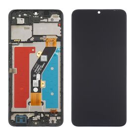 Дисплей для ZTE Blade A54 с чёрным тачскрином и корпусной рамкой