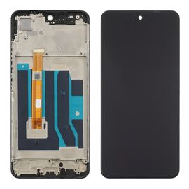 Дисплей для Realme C65 (4G) с чёрным тачскрином корпусной рамкой