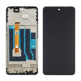 Дисплей для Realme C65 (5G) с чёрным тачскрином и серой корпусной рамкой