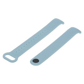 Фото 1. Силіконовий ремінець для Xiaomi Mi Band 8 09 сіро-блакитний | Yuca.com.ua