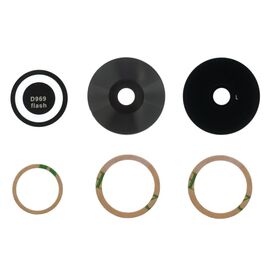 Стекло камеры для Xiaomi Redmi 13 (комплект 3 шт.)