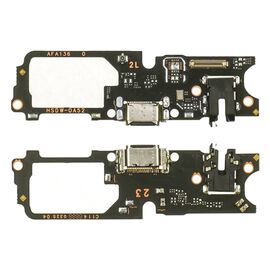 Разъём зарядки для Oppo A72 (4G) (CPH2067)/ A52 на плате с микрофоном и компонентами