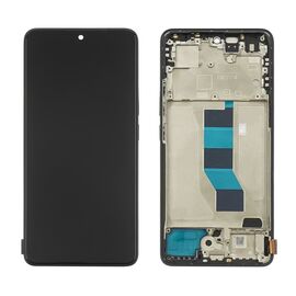 Дисплей для Xiaomi Redmi Note 14 (5G) с чёрным тачскрином и чёрной корпусной рамкой IPS