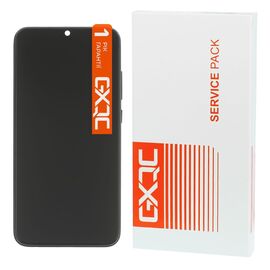 Дисплей для Xiaomi Redmi Note 8 с чёрным тачскрином и чёрной корпусной рамкой Service Pack