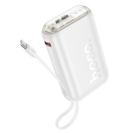 Power bank Hoco J157 10000mAh 22.5W + PD 20W white + кабель Type-C