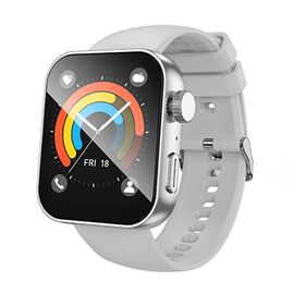 Смарт часы Borofone BD11 с функцией звонка silver