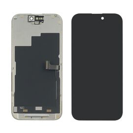 Дисплей для Apple iPhone 15 Pro с чёрным тачскрином Original (переклееное стекло)