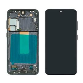 Дисплей для Samsung S916B Galaxy S23 Plus с чёрным тачскрином и чёрной корпусной рамкой IPS