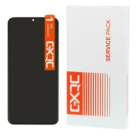 Дисплей для Samsung A032F Galaxy A03 Core (2021) с чёрным тачскрином и корпусной рамкой Service Pack