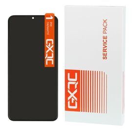 Дисплей для Samsung A035F Galaxy A03 (2022) с чёрным тачскрином и корпусной рамкой Service Pack