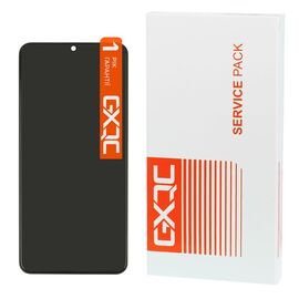 Дисплей для Samsung A042F Galaxy A04E (2022) с чёрным тачскрином и корпусной рамкой Service Pack