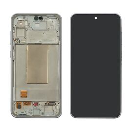 Дисплей для Samsung A366 Galaxy A36 5G (2025) с чёрным тачскрином и лавандовой корпусной рамкой GH82-36841D