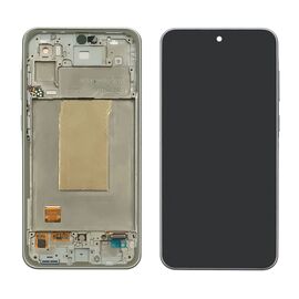 Дисплей для Samsung A366 Galaxy A36 5G (2025) с чёрным тачскрином и зелёной корпусной рамкой GH82-36841C