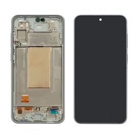 Дисплей для Samsung A366 Galaxy A36 5G (2025) с чёрным тачскрином и белой корпусной рамкой GH82-36841B