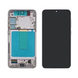 Дисплей для Samsung S916 Galaxy S23 Plus (5G) (2023) с чёрным тачскрином и розовой корпусной рамкой GH82-30477D