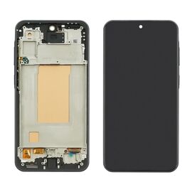 Дисплей для Samsung A366 Galaxy A36 5G (2025) с чёрным тачскрином и чёрной корпусной рамкой IPS