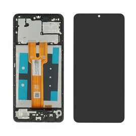 Дисплей для Samsung A066F Galaxy A06 (5G) (2024) с чёрным тачскрином и корпусной рамкой