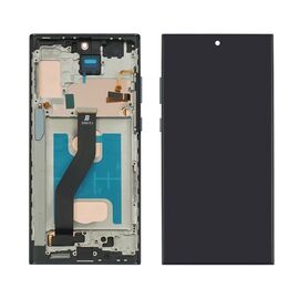 Дисплей для Samsung N975F Galaxy Note 10 Plus с чёрным тачскрином и чёрной корпусной рамкой IPS