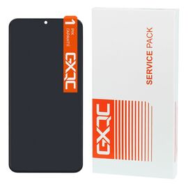 Дисплей для Samsung A236 Galaxy A23 (5G) (2022) с чёрным тачскрином и корпусной рамкой Service Pack