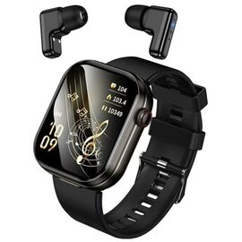 Смарт часы Hoco DYD05 2в1 с TWS гарнитурой и функцией звонка black