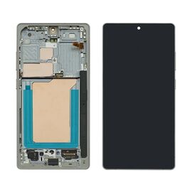 Дисплей для Samsung S938 Galaxy S25 Ultra (5G) (2025) с чёрным тачскрином и золотистой корпусной рамкой GH82-36387A