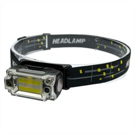 Налобный LED фонарь T133 COB, 200 lm, встроенный аккумулятор 700 mAh, Type-C, 5 режимов, black