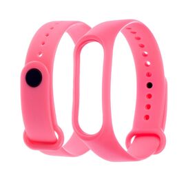 Ремешок силиконовый для Xiaomi Mi Band 3/ 4  07 розовый
