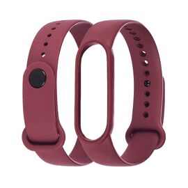 Фото 1. Ремінець силіконовий для Xiaomi Mi Band 5/6 колір 06 бронзово-фіолетовий | Yuca.com.ua