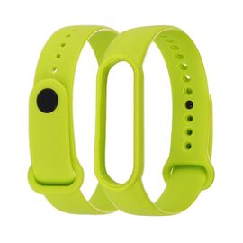 Фото 1. Ремінець силіконовий для Xiaomi Mi Band 5/6 колір 12 лайм | Yuca.com.ua