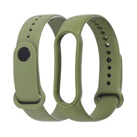 Фото 1. Ремінець силіконовий для Xiaomi Mi Band 5/6 колір 17 темно-зелений | Yuca.com.ua