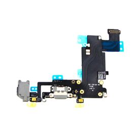 Шлейф для Apple iPhone 6s Plus с серым разъёмом питания, гарнитуры, с микрофоном