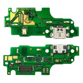 Фото 1. Роз'єм зарядки для Huawei Honor 5X (KIW-L21) / Honor X5 / GR5 на платі з мікрофоном і компонентами | Yuca.com.ua