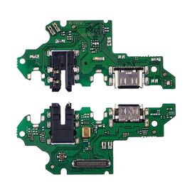 Фото 1. Роз'єм зарядки для Huawei Y9 Prime (2019) на платі з мікрофоном і компонентами | Yuca.com.ua