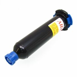 Фото 1. Клей LOCA Aida TP-2500F (30г) у чорному шприці, для склеювання комплектів дисплей+тачскрін під ультрафіолетом | Yuca.com.ua