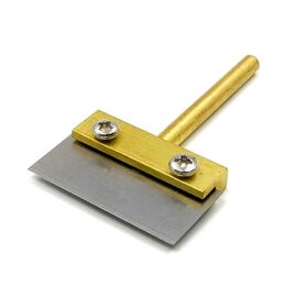 Фото 1. Жало паяльника з лопаткою і змінним лезом 38мм, d=5мм для видалення залишків клею після розділення комплекту дисплей+тачскрін | Yuca.com.ua