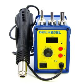 Фото 1. Паяльна станція Baku BK858L, фен з цифровим блоком регулювання (220V, 700W) | Yuca.com.ua