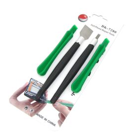 Фото 1. Набір інструментів Baku BK-7280-D (скальпель, шпателек, дві лопатки для розбирання корпусів) | Yuca.com.ua